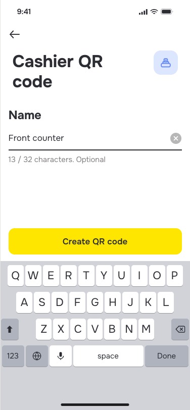 Name the cashier point