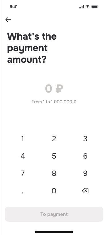 Create a payment